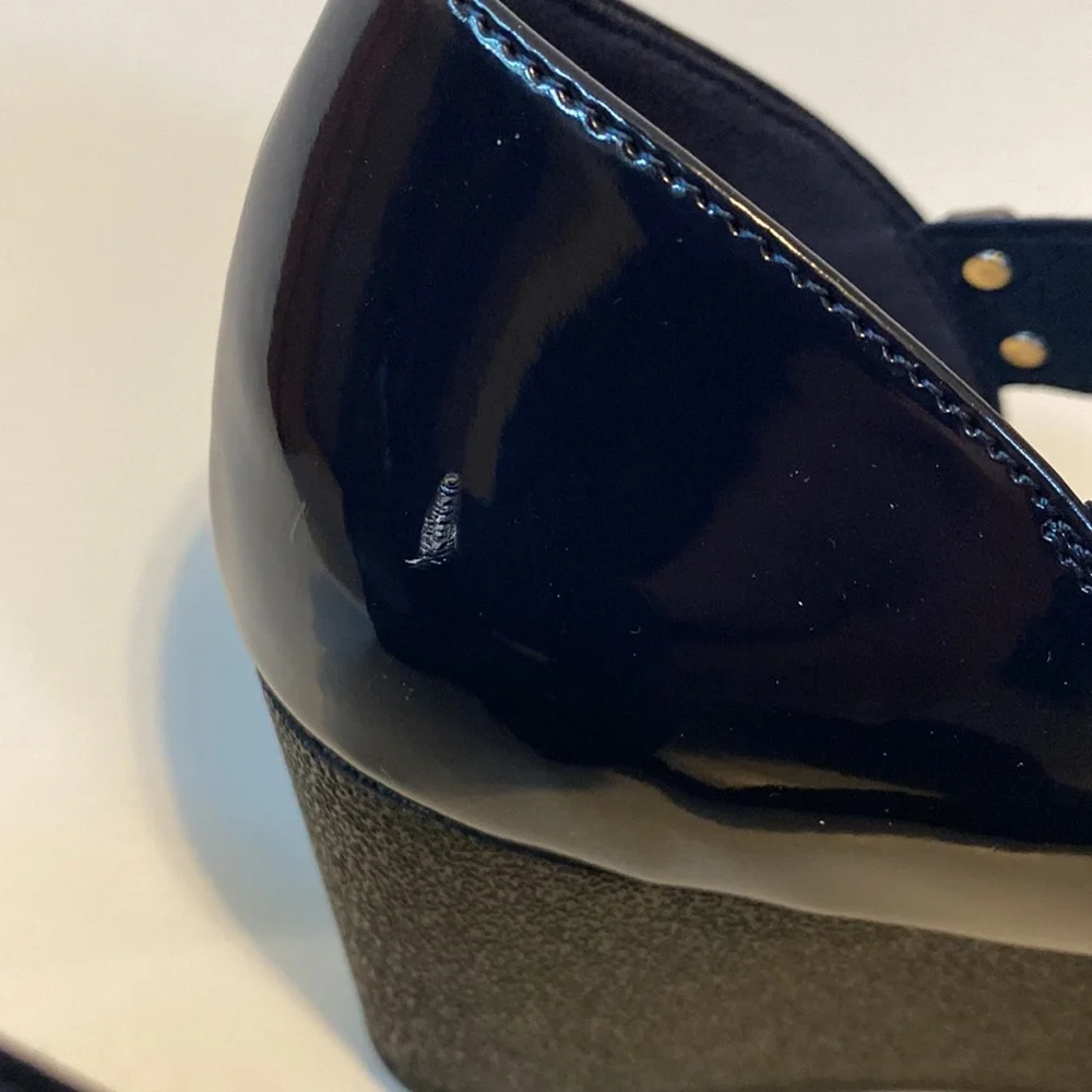 Anne Klein Sport Wedge sz 11 - Navy - Picture 4 of 6